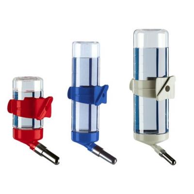 Biberon en plastique transparent drinky pour rongeurs taille l contenance 600 ml