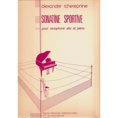 Partitions classique LEDUC TCHEREPINE A. - SONATINE SPORTIVE - SAXOPHONE,PIANO Saxophone