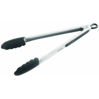 LEIFHEIT PROLINE PINCE DE BARBECUE INOX/SILICONE ARGENT/NOIR 31 CM