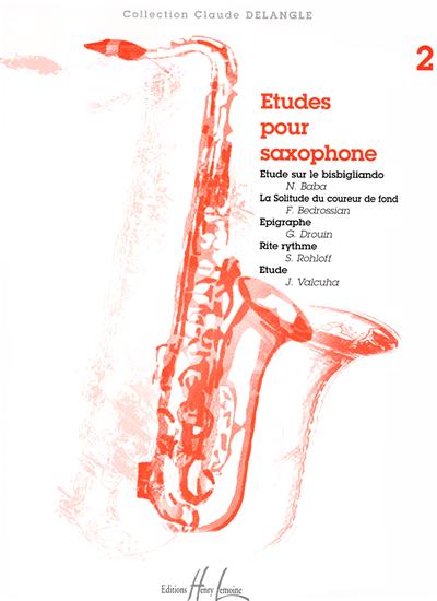 ETUDES POUR SAXOPHONE VOL 2