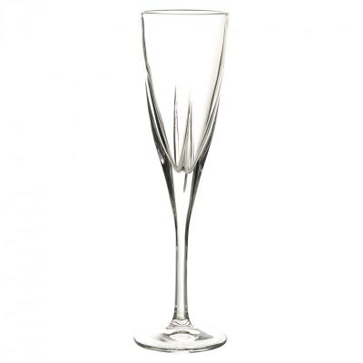 Flûte à champagne en verre H.23cm 17cl - Lot de 6 Modèle FUSION
