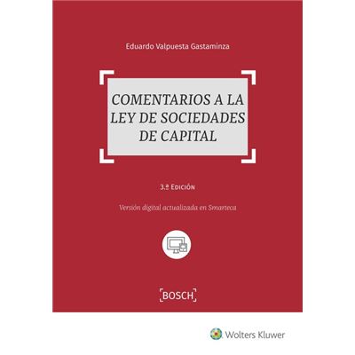 Bosch Comentarios A La Ley De Sociedades De Capital