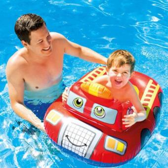 Bateau Gonflable Enfant Style Bouee Siege Bateau Piscine Pompier Jeu Piscine Gonflable Achat Prix Fnac