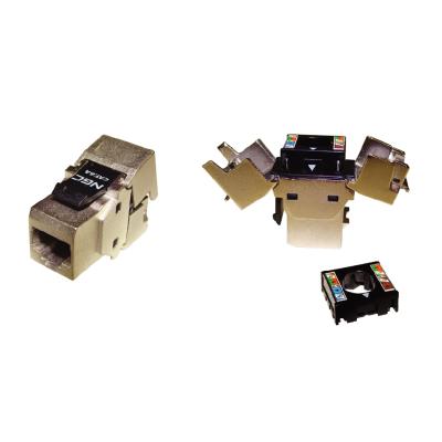 NGC NGC1001 NOYAU CATÉGORIE 6A 10G BLINDÉ POUR PANNEAU DE BRASSAGE/PRISE MURALE/CÂBLAGE SANS OUTILS