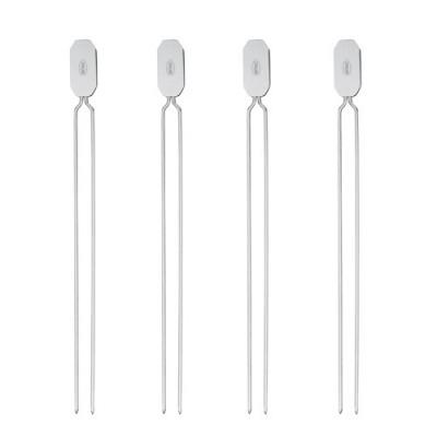 Rôsle Brochettes en acier inoxydable (par 4)