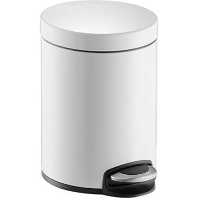 Helit h2403405 métal-tretabfallbehälter classic blanc 5 l