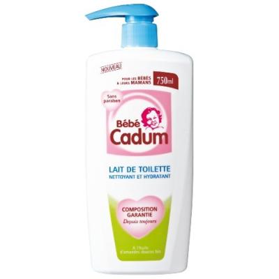 BEBE CADUM - HYGIÈNE ET SOIN BEBE - LAIT TOILETTE - POMPE - 750 ML