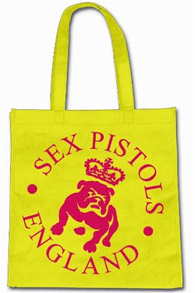 Sex Pistols sac shopping ECO Bulldog Logo