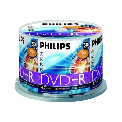 Philips DM4S6B50F - DVD-R x 50 - 4.7 GB - opslagmedia