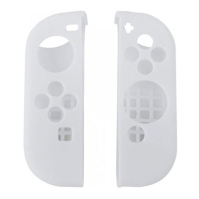 Housse silicone de protection pour Joy-Con de Nintendo Switch - Blanc
