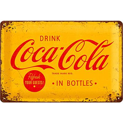 Plaque métal Coca-Cola