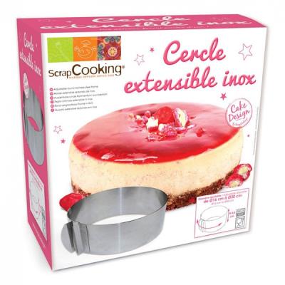 Cadre à pâtisserie extensible - rond