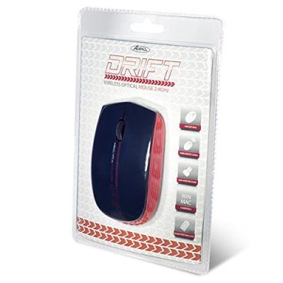 Advance S-190Re Souris Pour Ordinateur Portable/Macbook Rouge