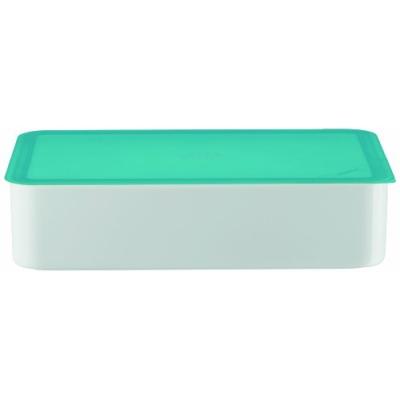 arzberg-porzellan 3330/09982/3925 boîte pour conserver les aliments avec couvercle en plastique turquoise 15 x 25 cm
