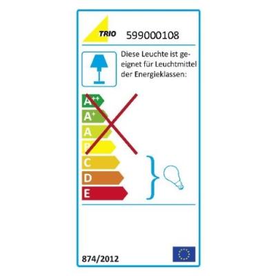 Trio 599000108 Lampe De Tablebureau Avec Fonction Tactile 1 X E14  40 W  21 Cm Laiton Mat  Verre D'albâtre Blanc