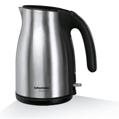 Grundig - wk 5260 - bouilloire electrique, 3000 watts, noir acier inoxydable