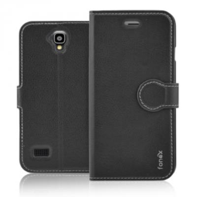 Etui Folio Fonex série Identity pour Huawei Y5 coloris noir