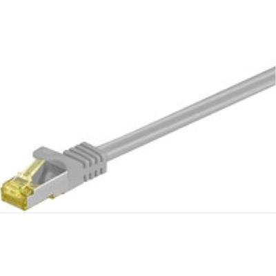 Cat 7 s ftp rj45 grey 0.25m cat 7 pimf tested up to 600mhz microconnect sftp70025