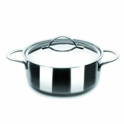 IBILI 605016 FAITOUT AVEC COUVERCLE INOX NOAH 16 CM