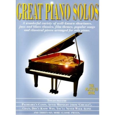 GREAT PIANO SOLOS PLATINIUM BK