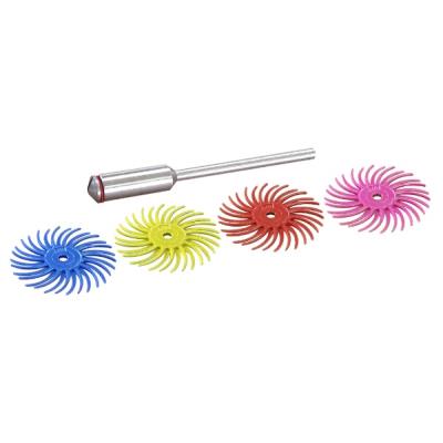 MAXICRAFT  - 4 brossettes nylon assorties &Oslash; 19 mm pour bijouterie