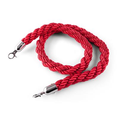 oneConcept Golden Cord Cordon de séparation Extension Accessoire argent/rouge