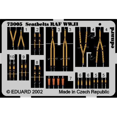 MAQUETTE SEATBELTS RAF WWII 1/72 EDUARD 73005