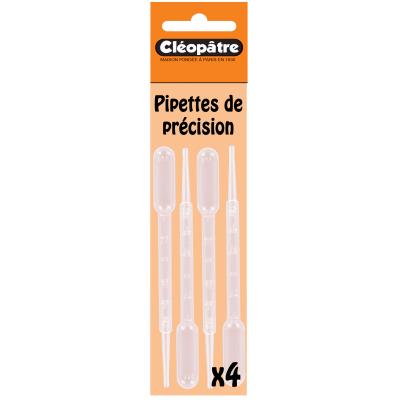 Pipette de précision pour résine - 4 pièces - Cléopâtre