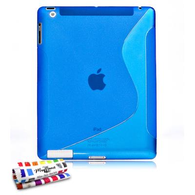Coque Souple ORIGINALE Ultra Fine Bleu , Le S,  Premium de MUZZANO pour APPLE IPAD 3