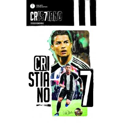 feuille autocollante Cristiano Ronaldo 11 x 19 cm