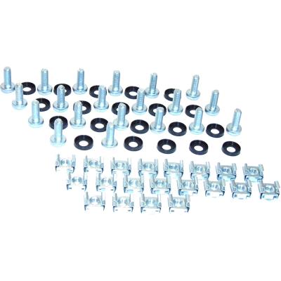 Kit écrou à cage, 20x écrous à cage, 20x rondelles, 20x vis à tête goutte de suif rax-mo-x09-x1