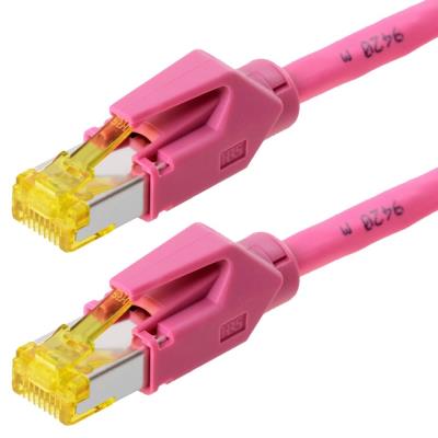Draka patchcable s ftp pimf cat 6a iso iec magenta 15m - pour 10 gigabit s, halogenfrei, avec draka uc900 cable et hirose tm31 p