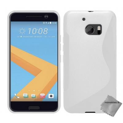 Housse etui coque pochette silicone gel fine pour HTC 10 (One M10) - BLANC