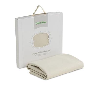 The little green sheep organic waterproof mattress protector (cot bed size)