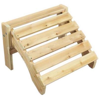 Art & Jardin Repose pied en Cèdre blanc ADIRONDACK