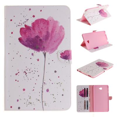 Etui en PU pour Samsung Tab A 10.1 (2016) T580 T585 - Beautiful Fleur