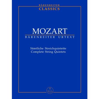 Partitions classique BARENREITER MOZART W. A. - SAMTLICHE STREICHQUINTETTE - CONDUCTEUR DE POCHE Format poche