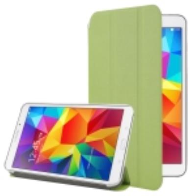 Galaxy Tab 4 8.0 T330 : Coque Housse Cuir (PU) Vert / 3 Plis
