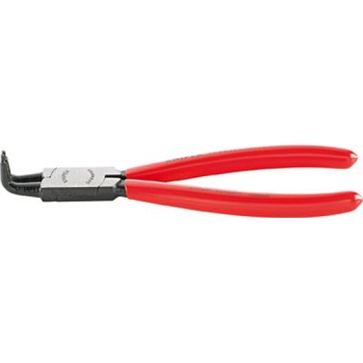 Pince à circlips intérieurs, courbée, en acier inoxydable au chrome vanadium, pointes antidérapantes, Dimensions : J 41, Ø d'alésage 85-140 mm