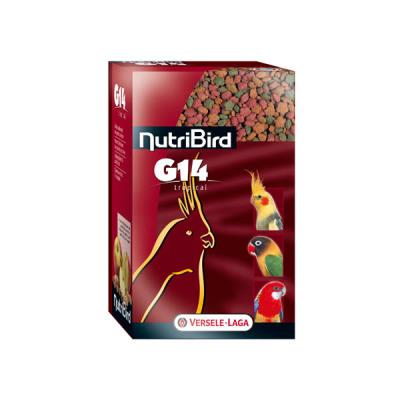 Aliments nutribird g14 tropical versele laga pour grandes perruches sac 1 kg