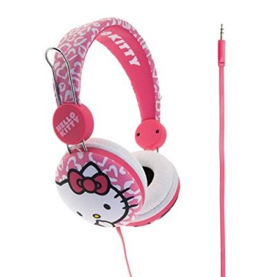 Hello kitty kitty hk0074 leo casque avec motif léopard rose blanc) magic clouds