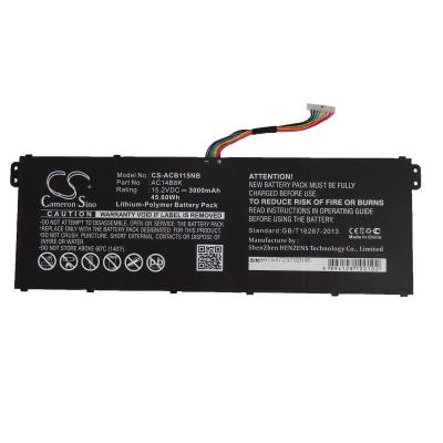 vhbw Li-Polymer Batterie 3000mAh (15.2V) pour ordinateur portable, notebook Acer Aspire E5-731G, E5-771, E5-771G, ES1-111 comme AC14B8K.