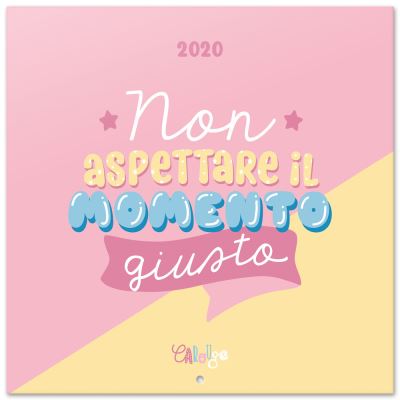 Calendrier 2020 30X30 Carouge Italien