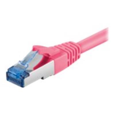 MicroConnect netwerkkabel - 1 m - roze