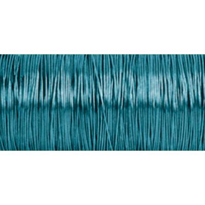 Fil bijoux à crocheter - Bleu clair - Ø 0,3 mm - Bobine 50 m
