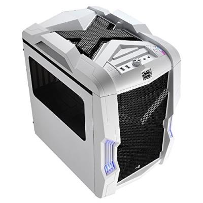 Aerocool strike-x cube boîtier pc blanc noir