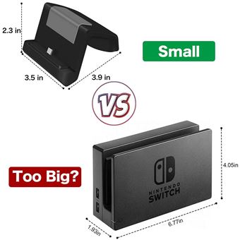 12€02 sur Station d'accueil de chargement pour Nintendo Switch, station d' accueil de chargement USB FONGWAN Support pour la Switch Host - Noir -  Accessoire pour manette - Achat & prix