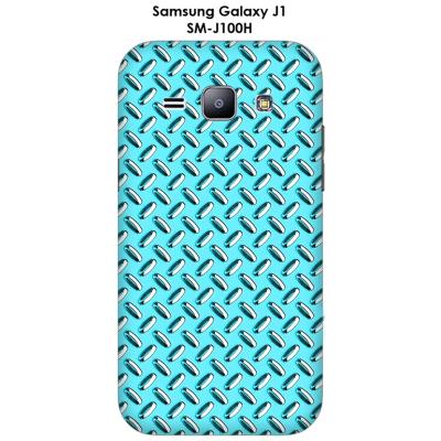 Coque Samsung Galaxy J1 - SM-J100H Métal couleur Scuba Blue