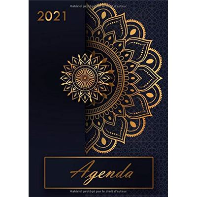 Agenda 2021 pro: semainier calendrier de décembre 2020 à janvier