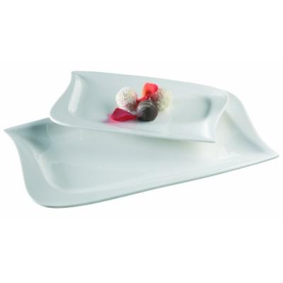 VERSO 922228 ASSIETTE RECTANGULAIRE 2 PIÈCES 23 ET 33 CM LA MUSICA